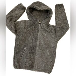 TNA Soft and So Cosy Grey Plush Hoodie.